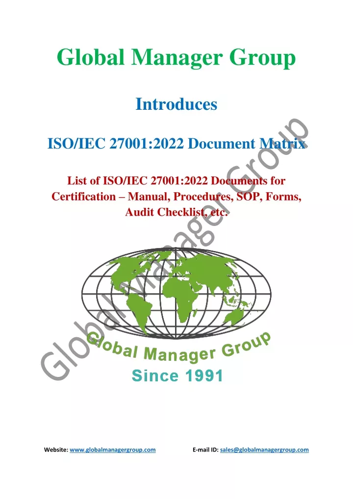 global manager group