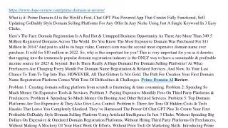 https www dope review com prime domain ai review