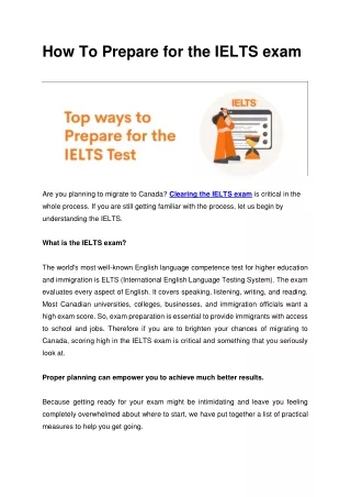 IELTS Online Preparation - Start Your IELTS Prep Today