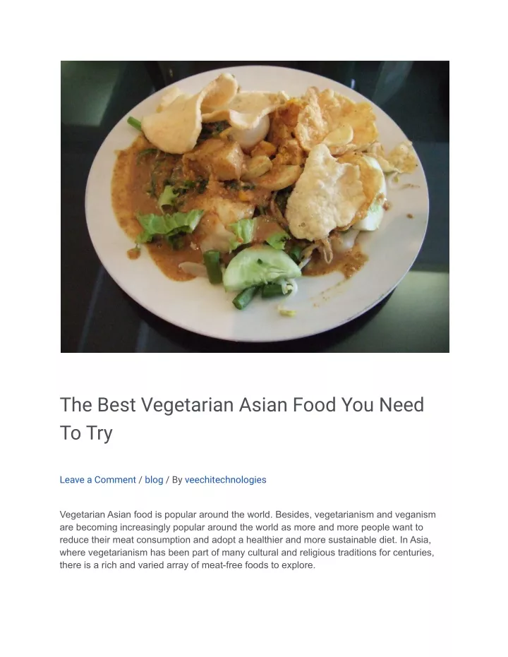 the best vegetarian asian food you need to try