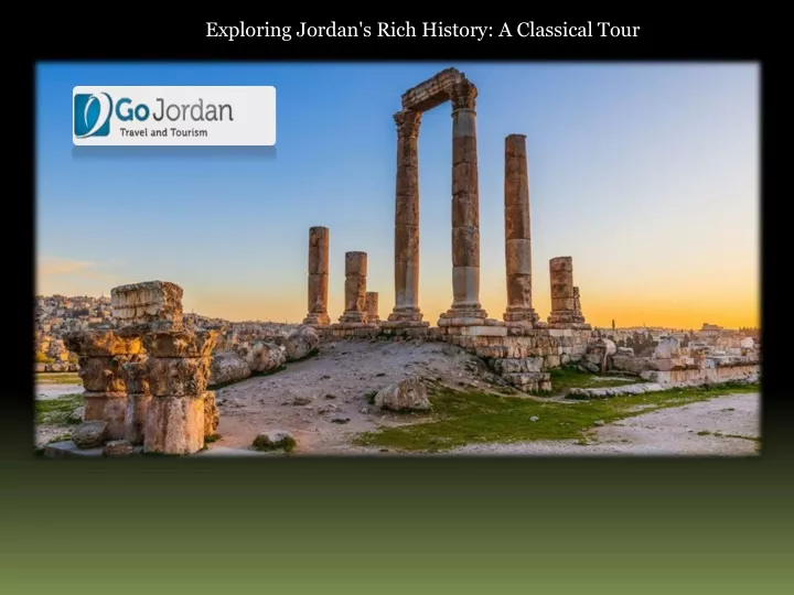 exploring jordan s rich history a classical tour