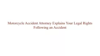 best motorcycle accident attorney