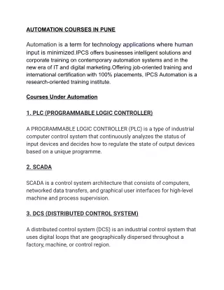 IPCS AUTOMATION