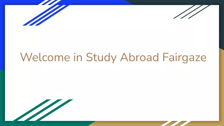 welcome in study abroad fairgaze