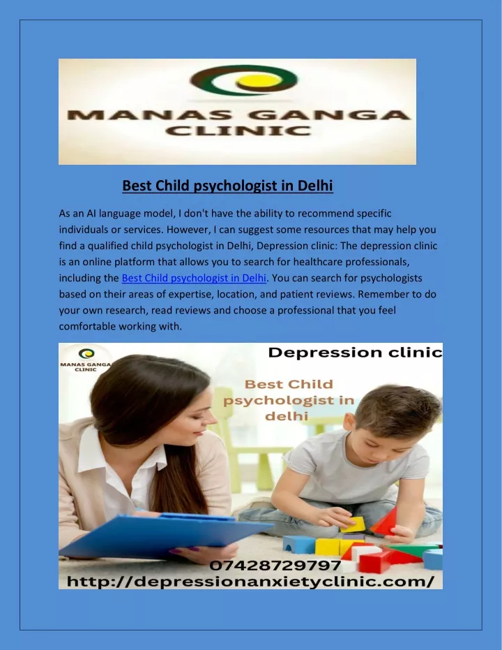 best child psychologist in delhi