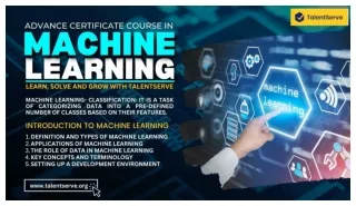 Advanced Machine Learning Course _ Learn, Solve, and Grow with TalentServe