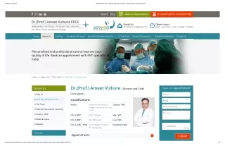 ENT specialist in india