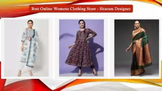 Attractive Womens Clothing Store- Sitaram Designer