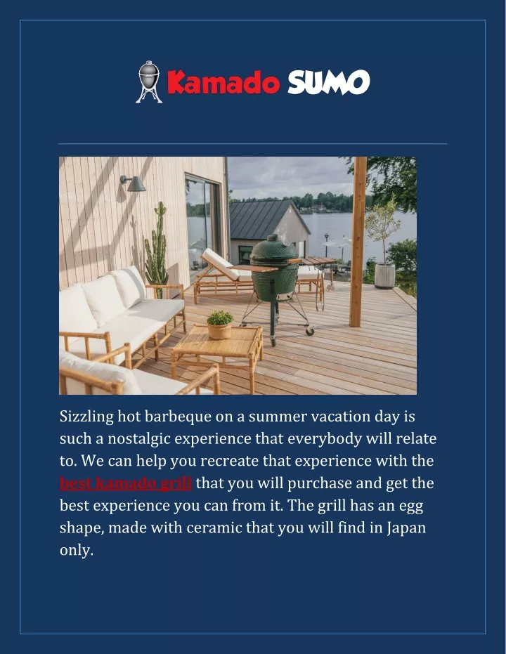 what is a kamado bbq grill