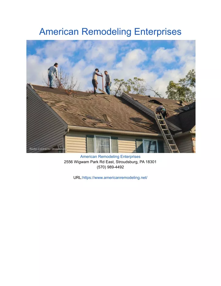 american remodeling enterprises