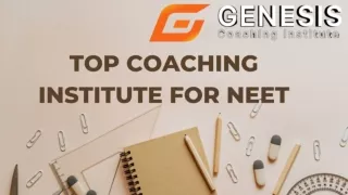 Top Coaching Institute for NEET