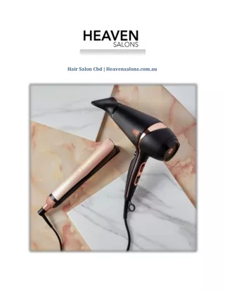 Hair Salon Cbd | Heavensalons.com.au