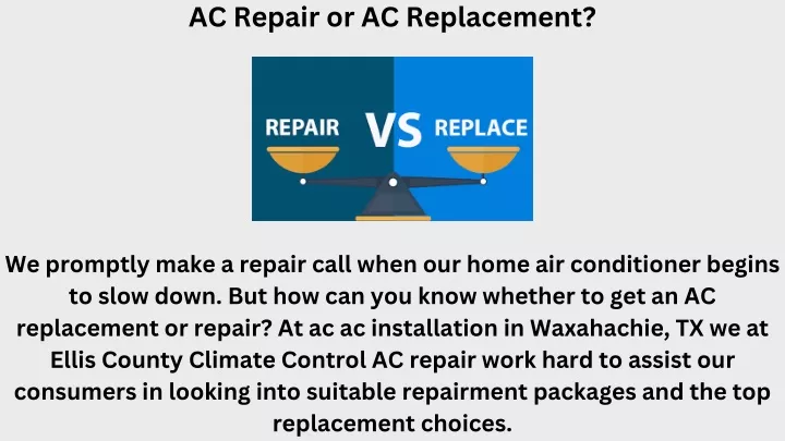 ac repair or ac replacement