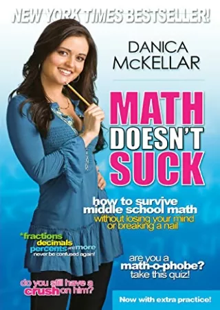 PDF/READ Math Doesn't Suck: How to Survive Middle School Math Without Losing You