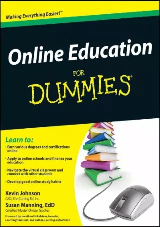 DOWNLOAD/PDF  Online Education for Dummies