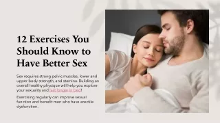 12 Exercises You Should Know to Have Better Sex_