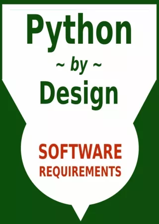python by design ready set code software design
