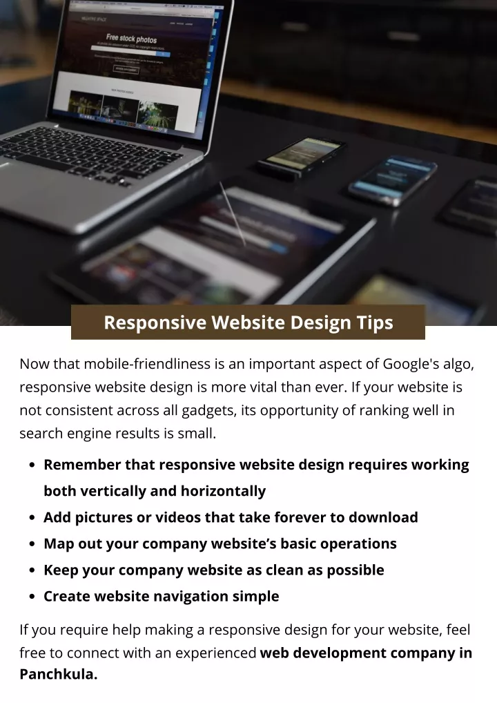 responsive website design tips