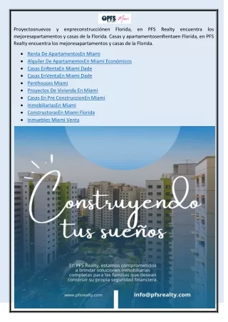 Inmobiliarias En Miami