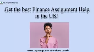 Financial Assignment Help UK