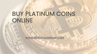 Buy platinum coins online