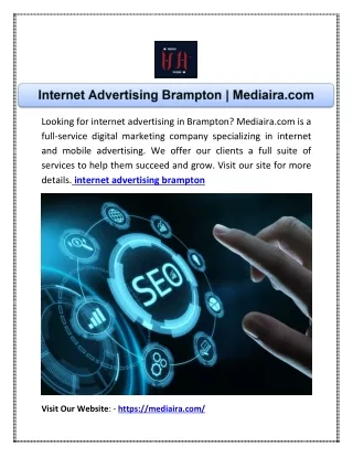 Internet Advertising Brampton | Mediaira.com