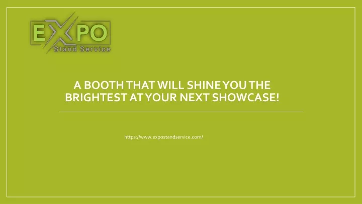 a booth that will shine you the brightest at your next showcase