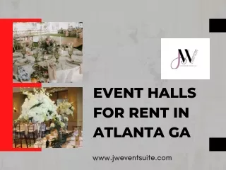 Event Halls for Rent in Atlanta GA