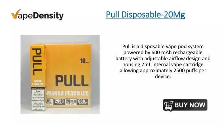 pull disposable 20mg