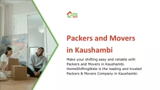 Packers and Movers Services in Kaushambi