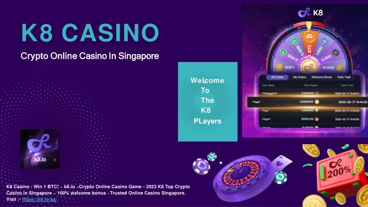 k8 casino crypto online casino in singapore