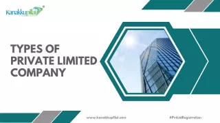 Different Types of Private Limited Company