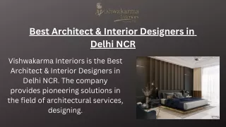 Best Architect & Interior Designers in Delhi NCR