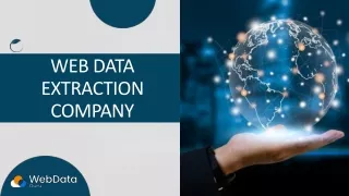 web data extraction company