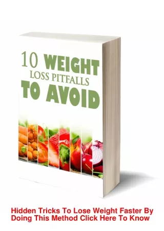 10 Weight Loss Pitfalls To Avoid