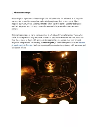 Who is a black magic expert astrologer in the USA_