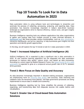 top 10 trends to look for in data automation