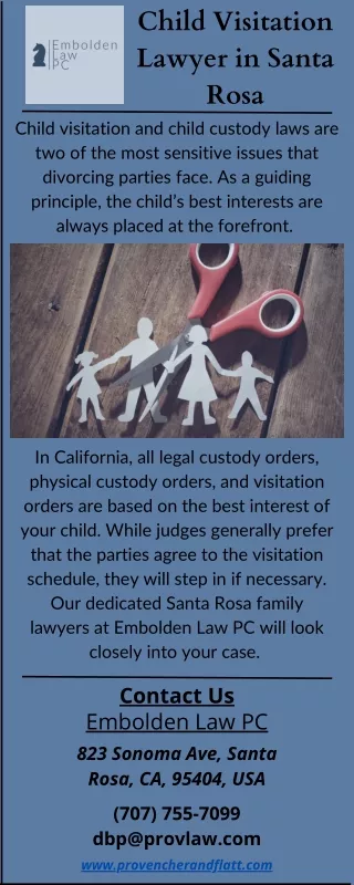 Child Visitation Lawyer in Santa Rosa