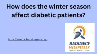 How does the winter season affect diabetic patients-13-03-23