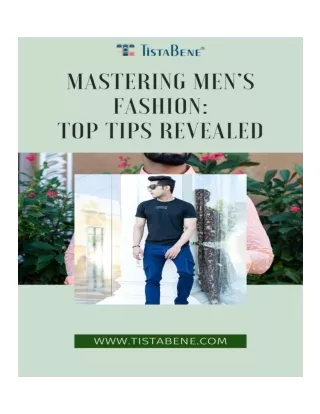 Mastering Men’s Fashion Top Tips Revealed
