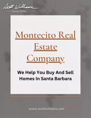 Montecito Real Estate Company