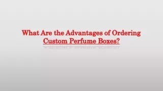 Perfume Boxes Wholesale