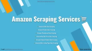 amazon scraping services