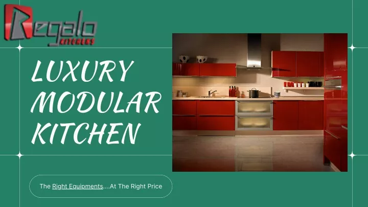 luxury modular kitchen