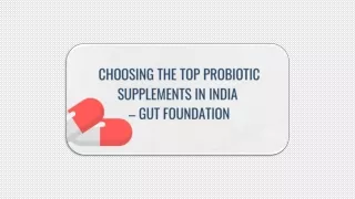 Choosing the Top Probiotic Supplements in India – Gut foundation