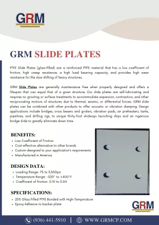 PEEK material | Excellent Chemical Resistance | GRM Custom Products