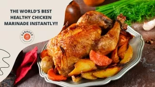 THE WORLD’S BEST HEALTHY CHICKEN MARINADE INSTANTLY!!