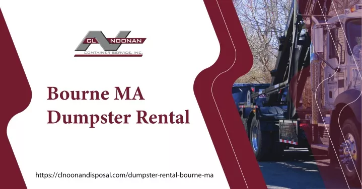 https clnoonandisposal com dumpster rental bourne