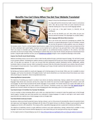 benefits you can t deny when you get your website