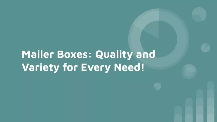 mailer boxes quality and variety for every need